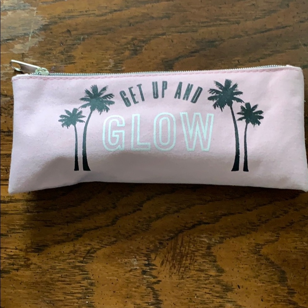 Cute Makeup Bag “Get Up and Glow”